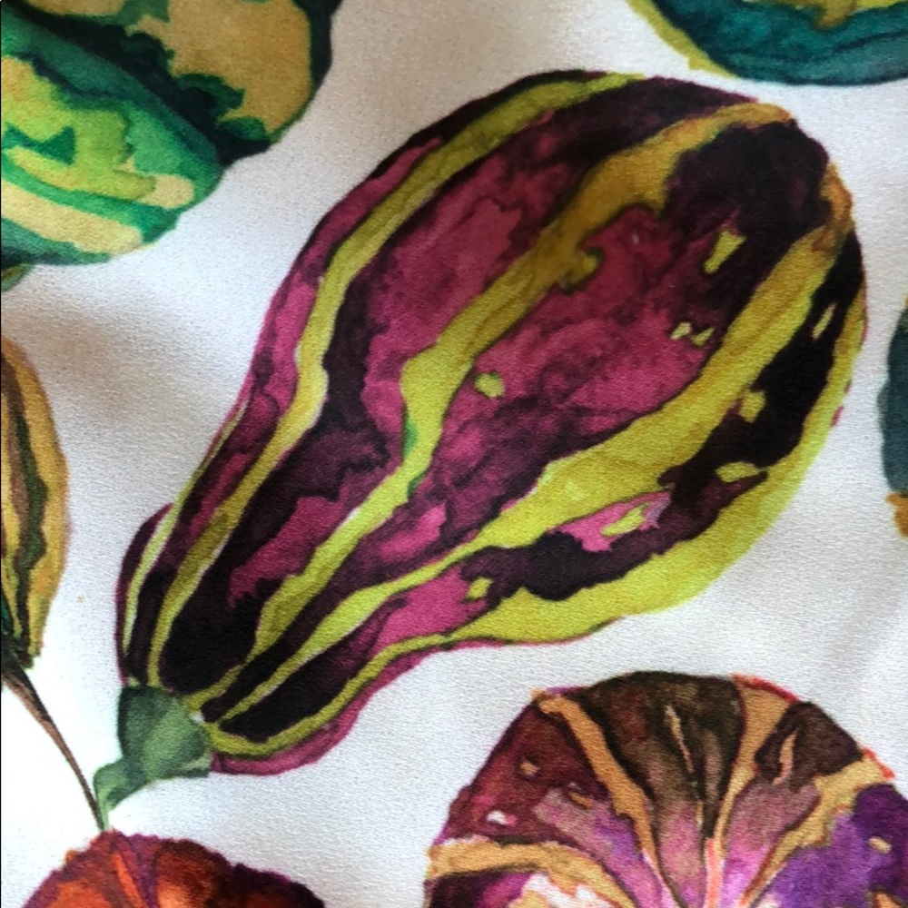 ModCloth Pumpkin Blouse M L Gourds - Picture 8 of 9
